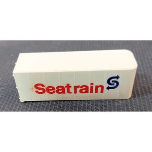 Tyco Seatrain 20 ft Container HO for model railroad and train flat car